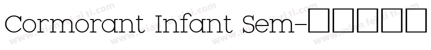 Cormorant Infant Sem字体转换